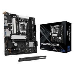 ASRock B860M-X WiFi 6E Micro ATX Motherboard LGA1851 DDR5 ASRock B860M-X WiFi 6E Micro ATX Motherboard LGA1851 DDR5
